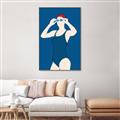Picture of Swim Competition IV  _GroupedProduct_Rectangle_Portrait_Canvas_Framed_