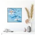 Picture of Surfboarders I  _GroupedProduct_Square_Canvas_Framed_
