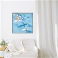 Picture of Surfboarders I  _GroupedProduct_Square_Canvas_Framed_