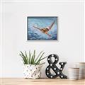 Picture of In water _GroupedProduct_Rectangle_Landscape_Canvas_Framed_