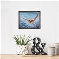 Picture of In water _GroupedProduct_Rectangle_Landscape_Canvas_Framed_
