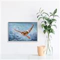 Picture of In water _GroupedProduct_Rectangle_Landscape_Canvas_Framed_