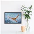Picture of In water _GroupedProduct_Rectangle_Landscape_Canvas_Framed_