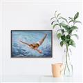 Picture of In water _GroupedProduct_Rectangle_Landscape_Canvas_Framed_