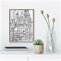 Picture of City Sketch I _GroupedProduct_Rectangle_Portrait_Canvas_Framed_