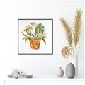 Picture of Palm Plant _GroupedProduct_Square_Canvas_Framed_
