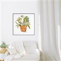 Picture of Palm Plant _GroupedProduct_Square_Canvas_Framed_