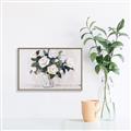 Picture of White Roses _GroupedProduct_Rectangle_Landscape_Canvas_Framed_