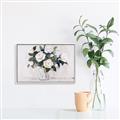 Picture of White Roses _GroupedProduct_Rectangle_Landscape_Canvas_Framed_