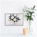 Picture of White Roses _GroupedProduct_Rectangle_Landscape_Canvas_Framed_
