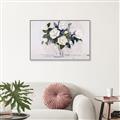 Picture of White Roses _GroupedProduct_Rectangle_Landscape_Canvas_Framed_