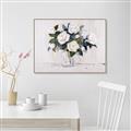 Picture of White Roses _GroupedProduct_Rectangle_Landscape_Canvas_Framed_