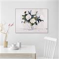 Picture of White Roses _GroupedProduct_Rectangle_Landscape_Canvas_Framed_