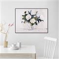 Picture of White Roses _GroupedProduct_Rectangle_Landscape_Canvas_Framed_