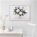 Picture of White Roses _GroupedProduct_Rectangle_Landscape_Canvas_Framed_