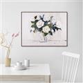 Picture of White Roses _GroupedProduct_Rectangle_Landscape_Canvas_Framed_