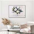 Picture of White Roses _GroupedProduct_Rectangle_Landscape_Canvas_Framed_
