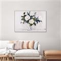 Picture of White Roses _GroupedProduct_Rectangle_Landscape_Canvas_Framed_