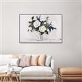 Picture of White Roses _GroupedProduct_Rectangle_Landscape_Canvas_Framed_