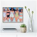 Picture of Beach Babes _GroupedProduct_Rectangle_Landscape_Canvas_Framed_