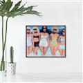 Picture of Beach Babes _GroupedProduct_Rectangle_Landscape_Canvas_Framed_