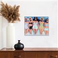 Picture of Beach Babes _GroupedProduct_Rectangle_Landscape_Canvas_Framed_
