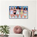 Picture of Beach Babes _GroupedProduct_Rectangle_Landscape_Canvas_Framed_