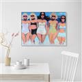 Picture of Beach Babes _GroupedProduct_Rectangle_Landscape_Canvas_Framed_
