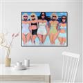 Picture of Beach Babes _GroupedProduct_Rectangle_Landscape_Canvas_Framed_