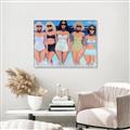 Picture of Beach Babes _GroupedProduct_Rectangle_Landscape_Canvas_Framed_