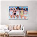 Picture of Beach Babes _GroupedProduct_Rectangle_Landscape_Canvas_Framed_