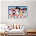 Picture of Beach Babes _GroupedProduct_Rectangle_Landscape_Canvas_Framed_
