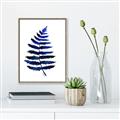 Picture of Indigo Fern  _GroupedProduct_Rectangle_Portrait_Canvas_Framed_