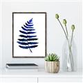 Picture of Indigo Fern  _GroupedProduct_Rectangle_Portrait_Canvas_Framed_