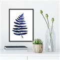 Picture of Indigo Fern  _GroupedProduct_Rectangle_Portrait_Canvas_Framed_