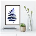 Picture of Indigo Fern  _GroupedProduct_Rectangle_Portrait_Canvas_Framed_