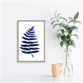 Picture of Indigo Fern  _GroupedProduct_Rectangle_Portrait_Canvas_Framed_