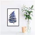 Picture of Indigo Fern  _GroupedProduct_Rectangle_Portrait_Canvas_Framed_