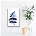 Picture of Indigo Fern  _GroupedProduct_Rectangle_Portrait_Canvas_Framed_