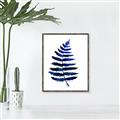 Picture of Indigo Fern  _GroupedProduct_Rectangle_Portrait_Canvas_Framed_