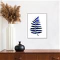 Picture of Indigo Fern  _GroupedProduct_Rectangle_Portrait_Canvas_Framed_