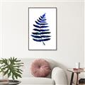 Picture of Indigo Fern  _GroupedProduct_Rectangle_Portrait_Canvas_Framed_