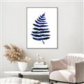 Picture of Indigo Fern  _GroupedProduct_Rectangle_Portrait_Canvas_Framed_