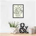 Picture of Drawn Florals I  _GroupedProduct_Rectangle_Portrait_Canvas_Framed_