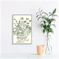 Picture of Drawn Florals I  _GroupedProduct_Rectangle_Portrait_Canvas_Framed_