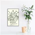 Picture of Drawn Florals I  _GroupedProduct_Rectangle_Portrait_Canvas_Framed_