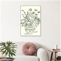 Picture of Drawn Florals I  _GroupedProduct_Rectangle_Portrait_Canvas_Framed_