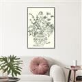 Picture of Drawn Florals I  _GroupedProduct_Rectangle_Portrait_Canvas_Framed_