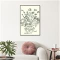 Picture of Drawn Florals I  _GroupedProduct_Rectangle_Portrait_Canvas_Framed_