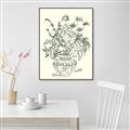 Picture of Drawn Florals I  _GroupedProduct_Rectangle_Portrait_Canvas_Framed_